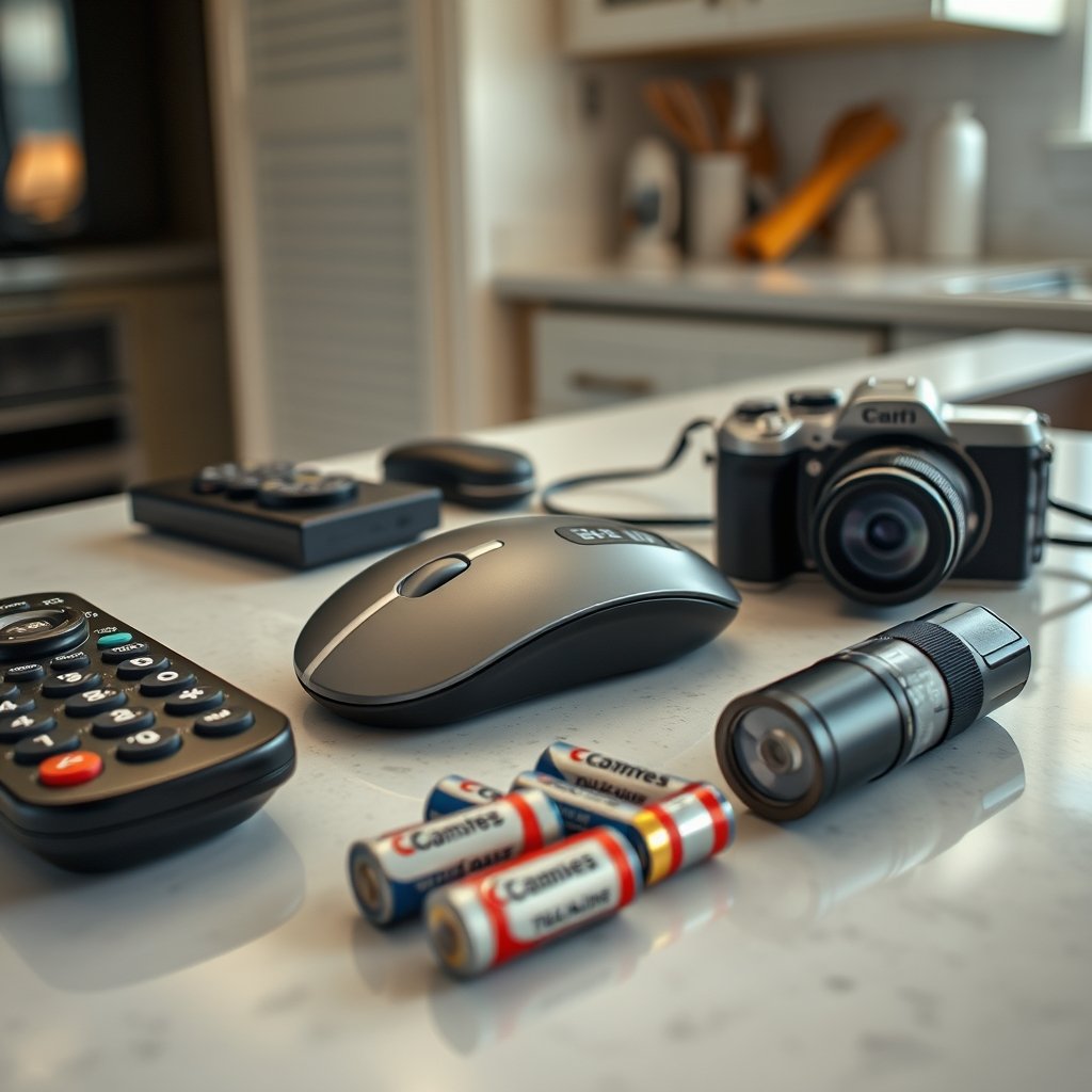 alkaline batteries in action