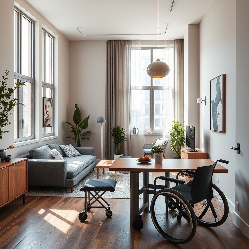 convertible furniture for small accessible apartments - Illustration 1