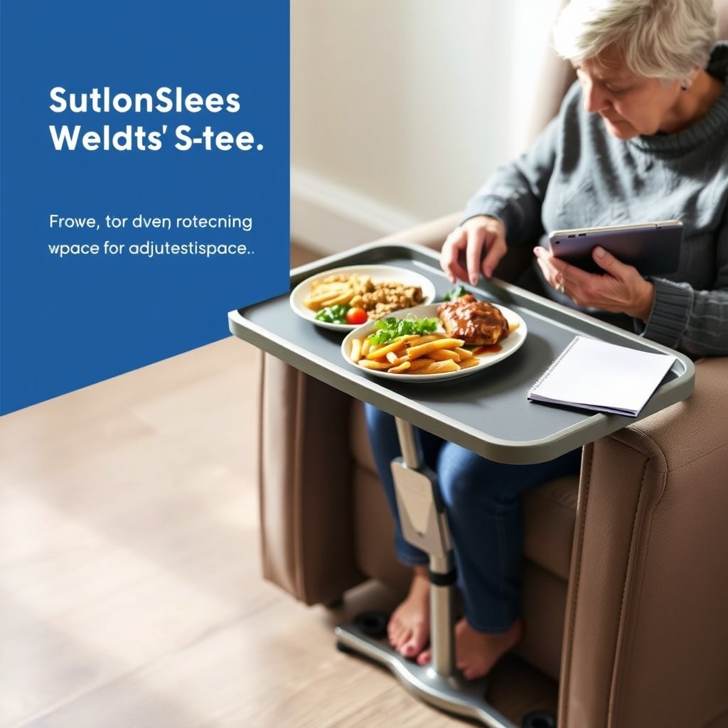 swivel tray in action