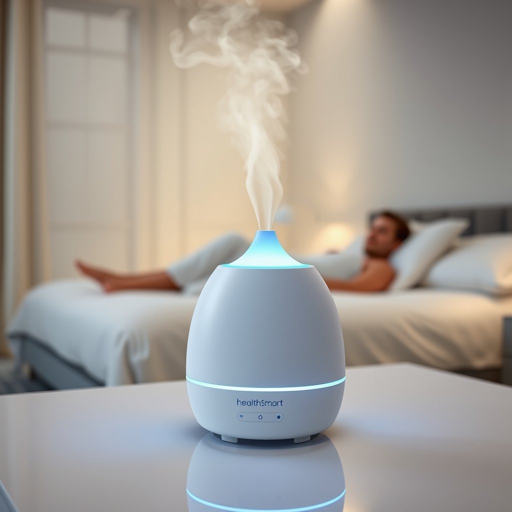 oil diffuser in action