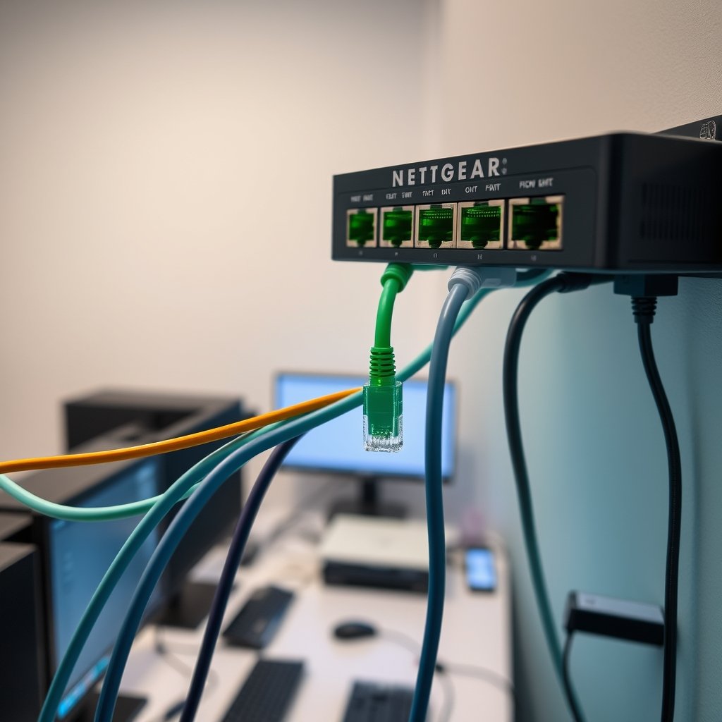 gigabit switch in action