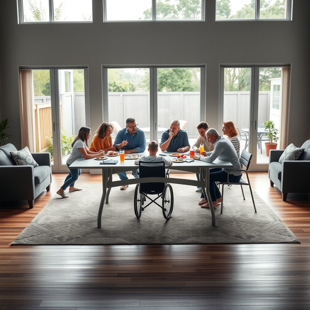 folding table product view