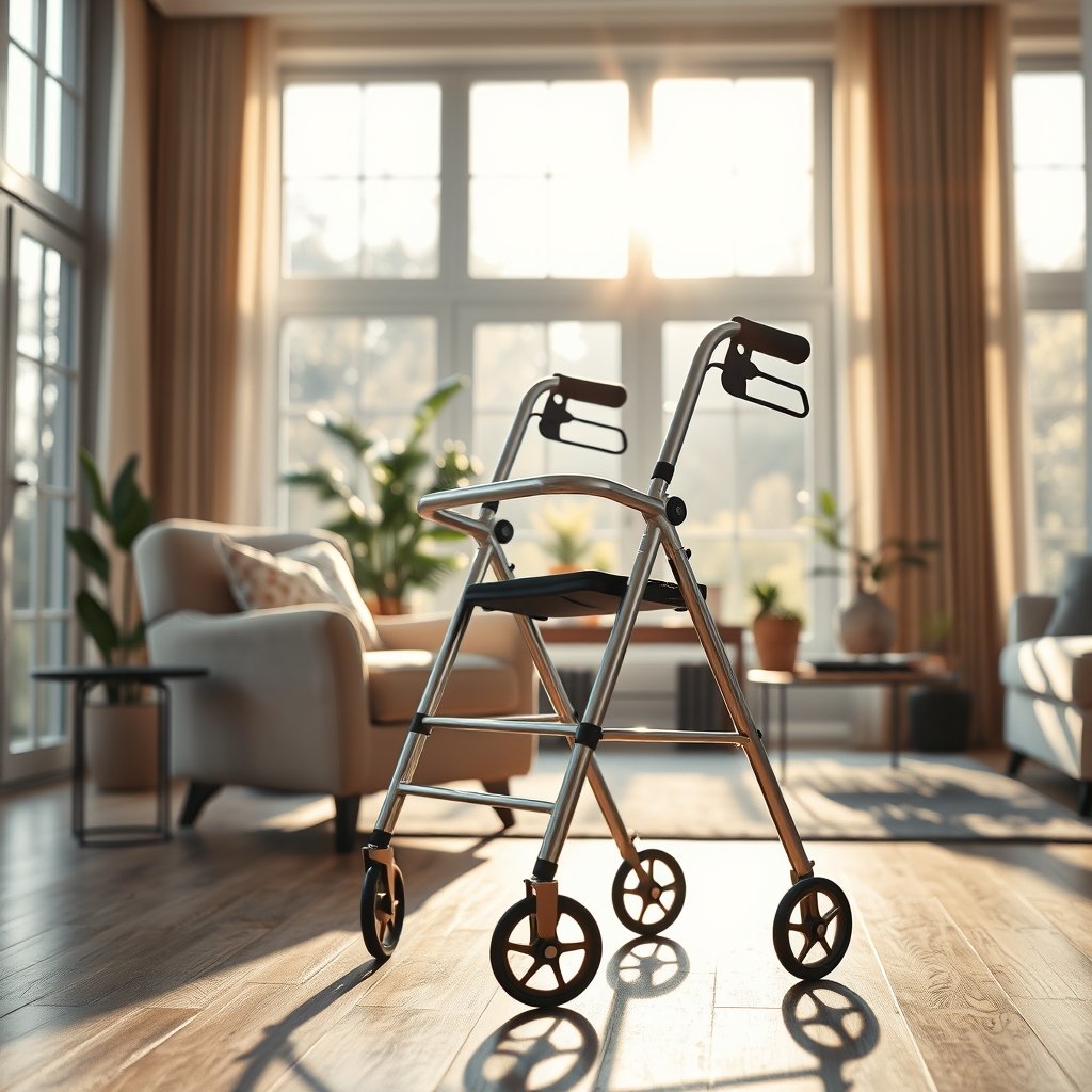 folding walker product view