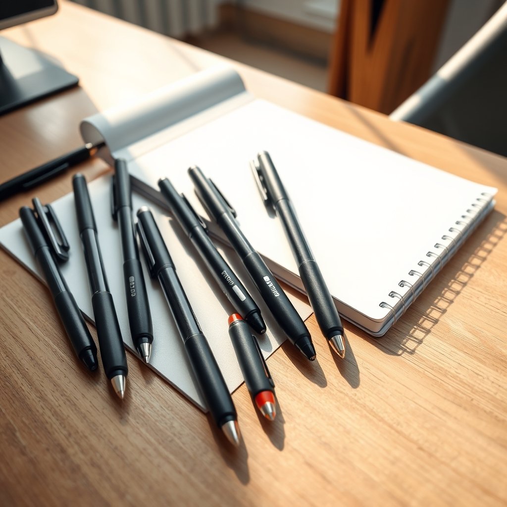 gel pens product view