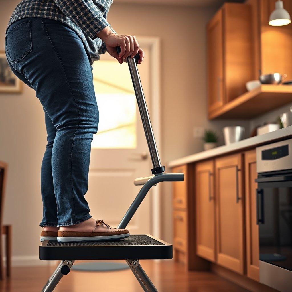 bariatric stool in action