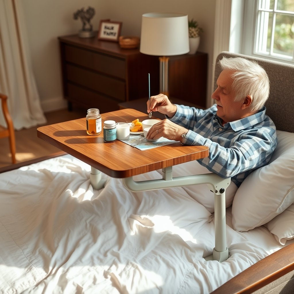 overbed table product view