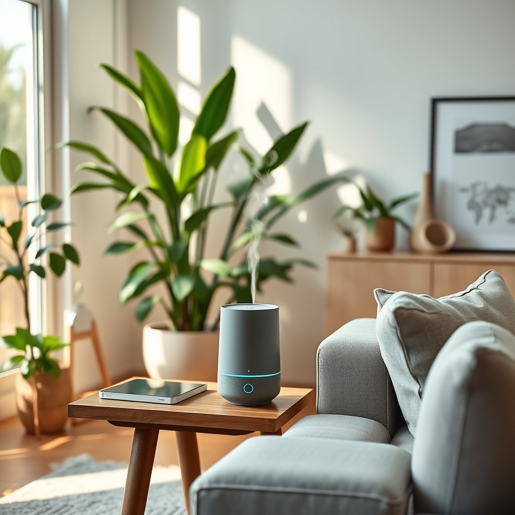 smart humidifier product view