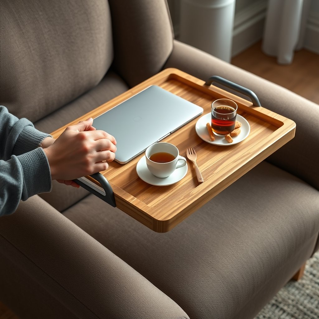 tray table in action