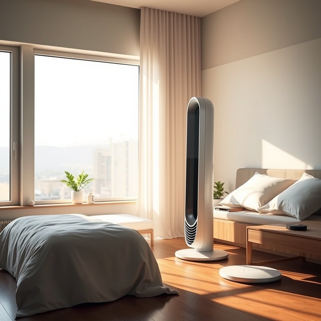 tower fan product view