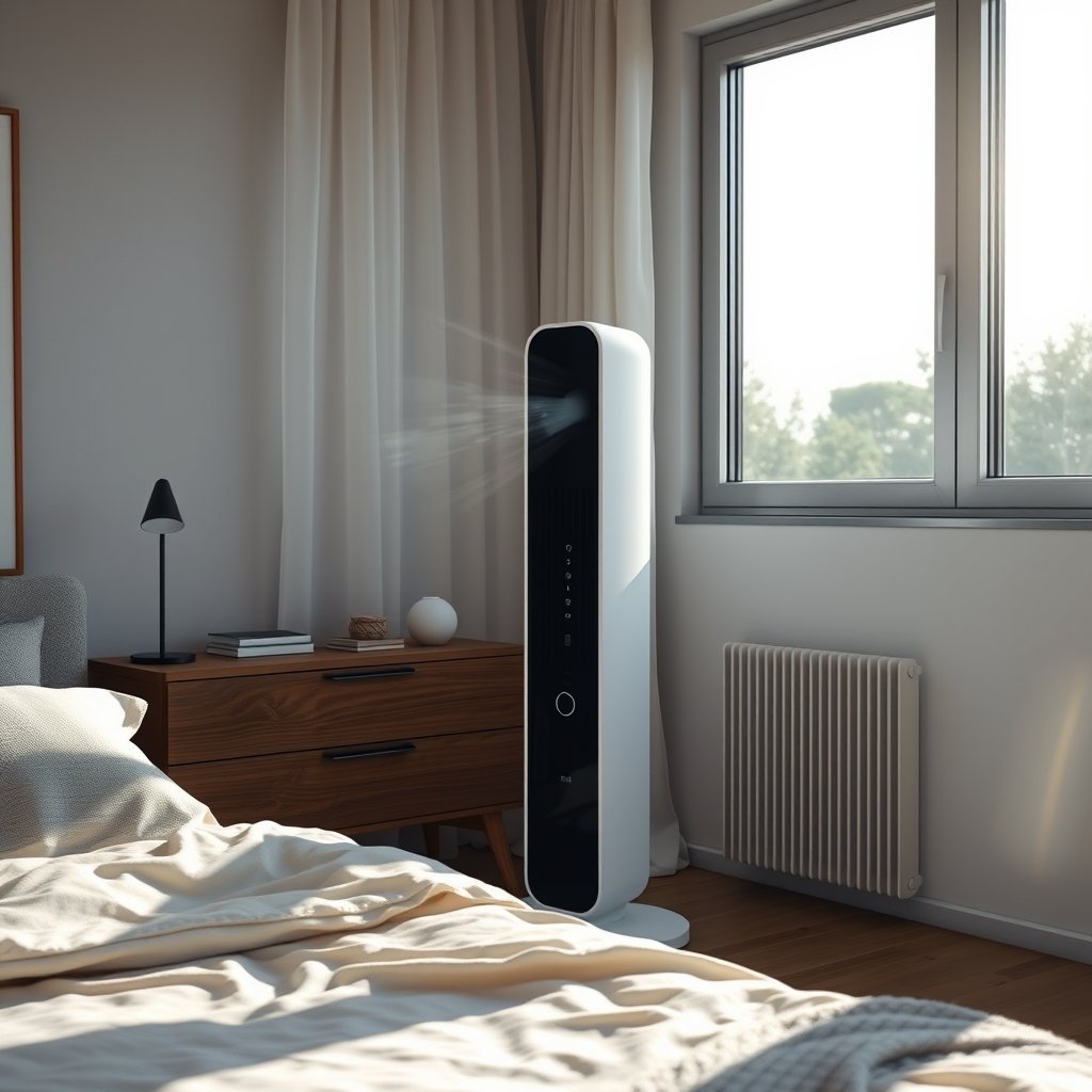 tower fan product view