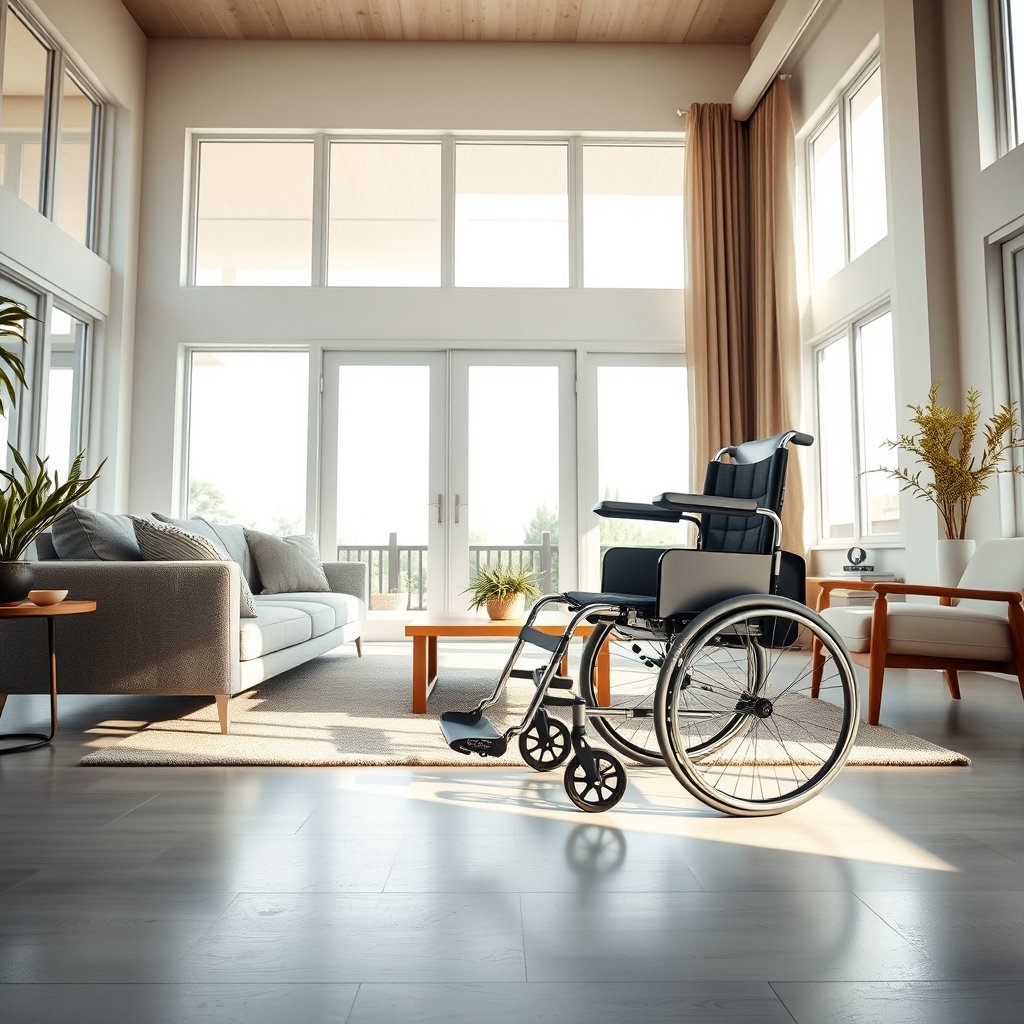 transport wheelchair product view