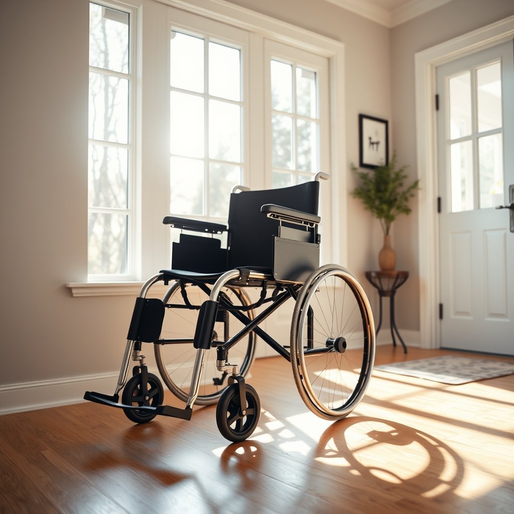 transport wheelchair product view