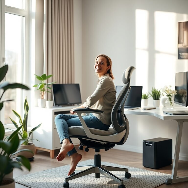 AI posture correction chair