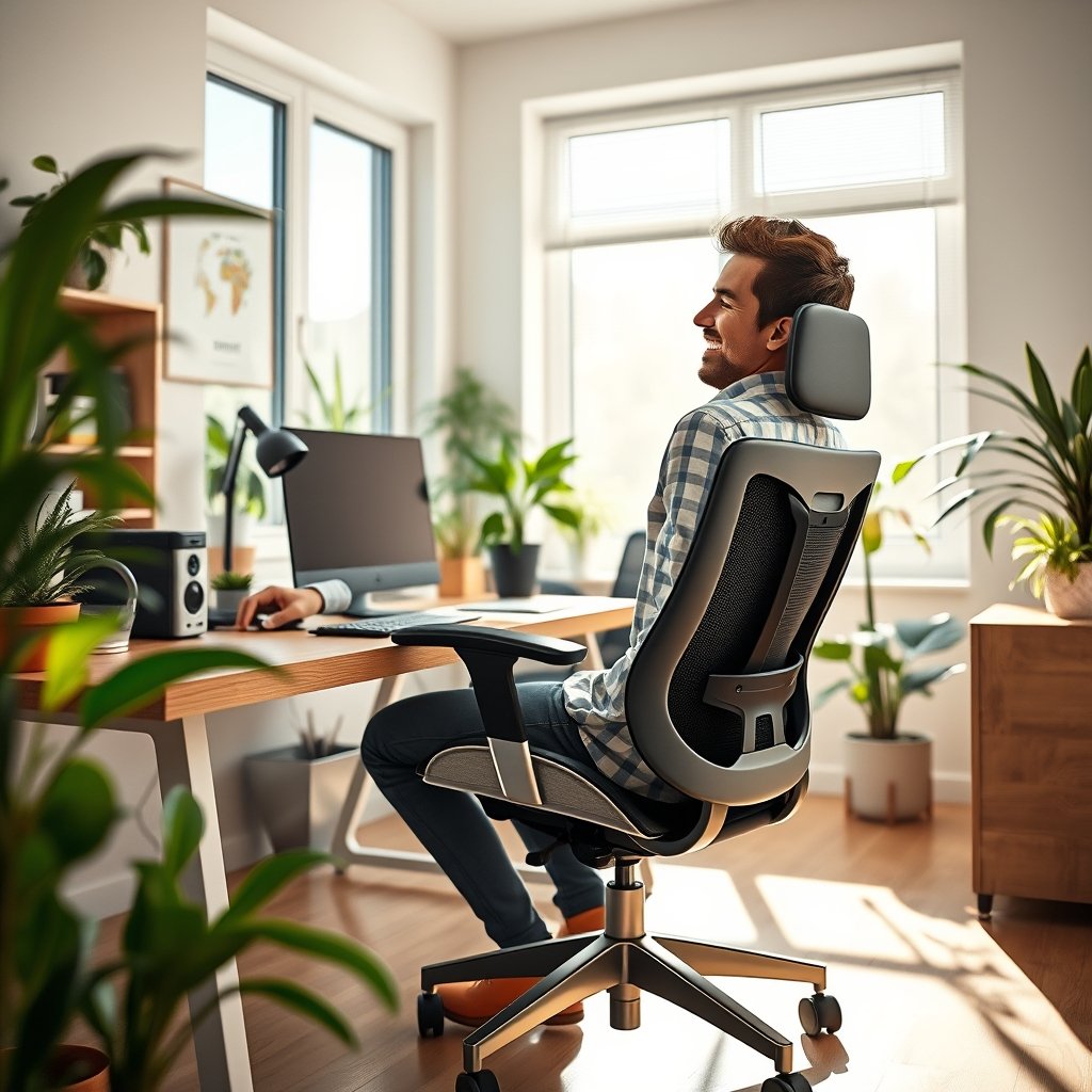 dynamic lumbar support chair - Illustration 3