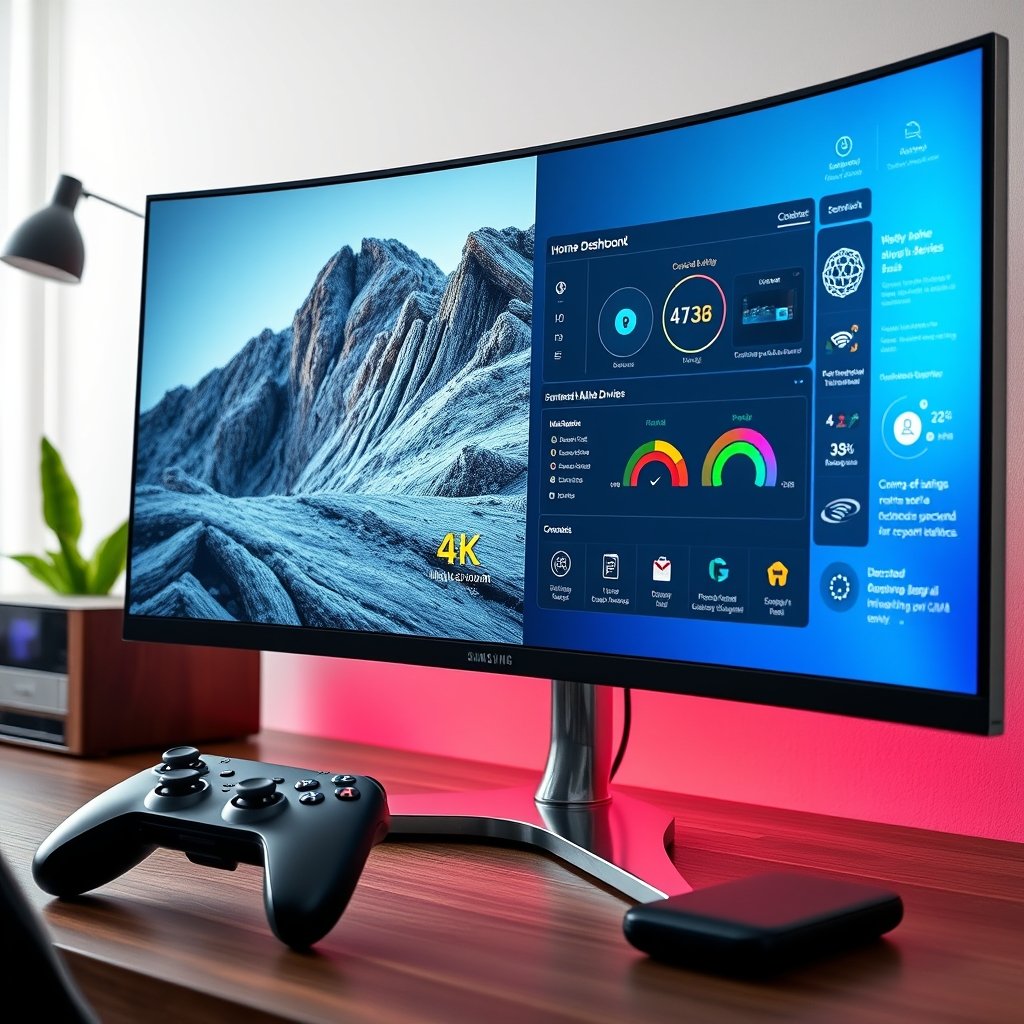 smart monitor in action