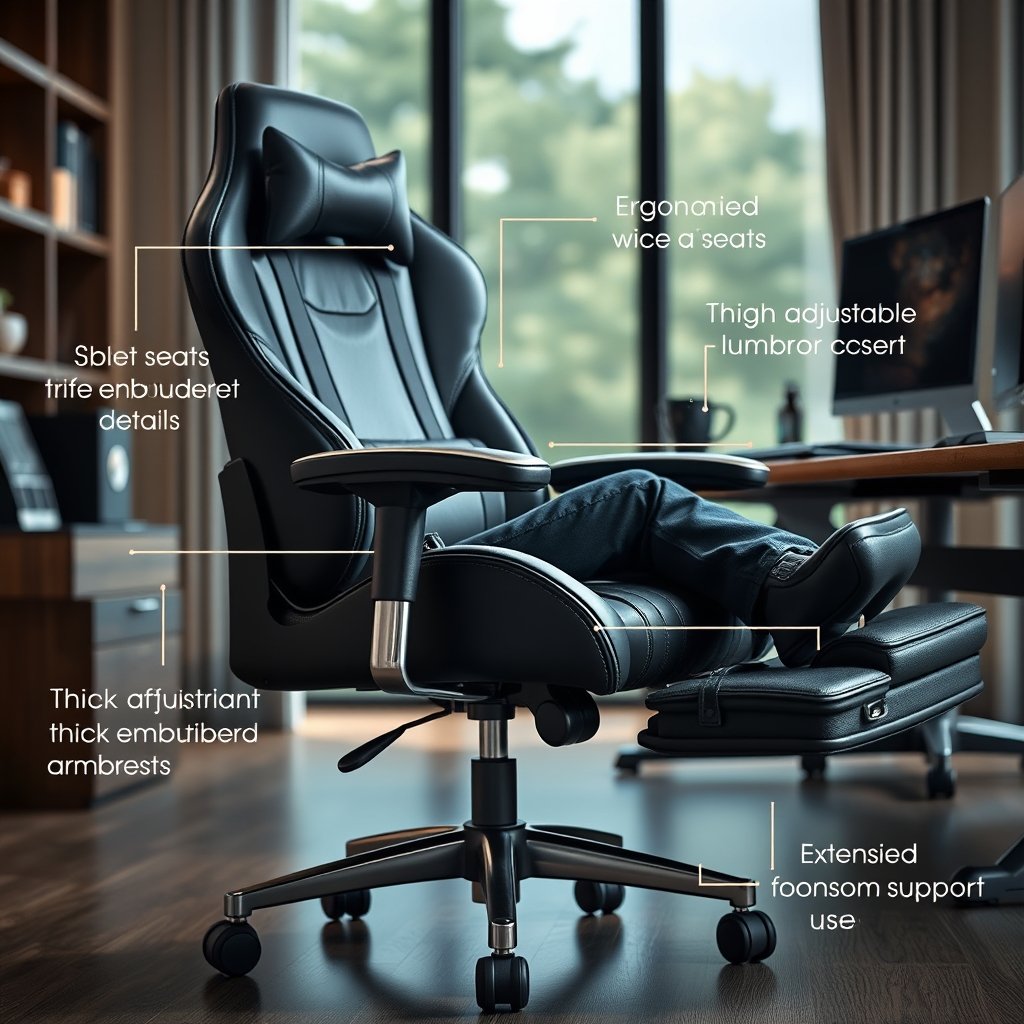 ergonomic chair in action