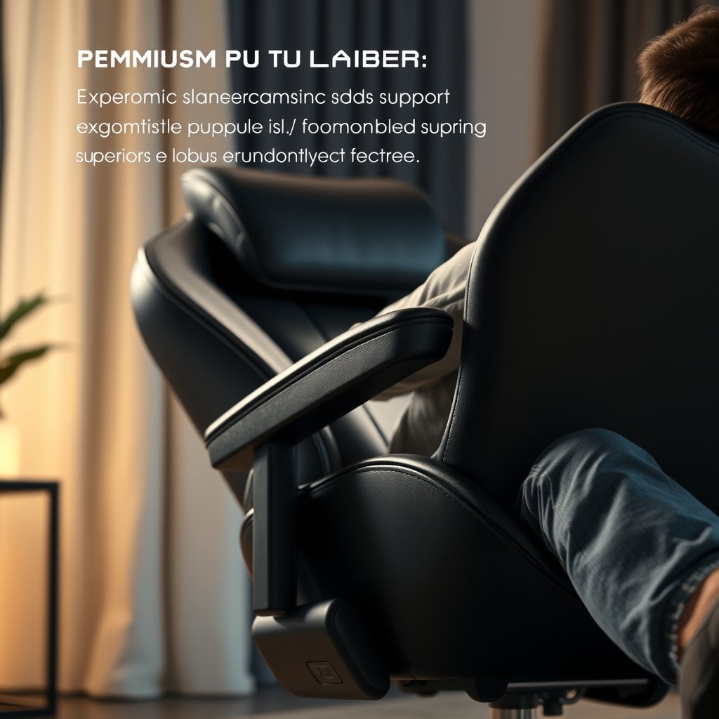 gaming chair in action