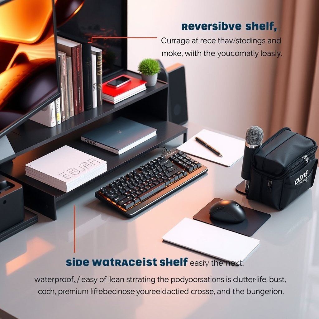 l shaped desk in action