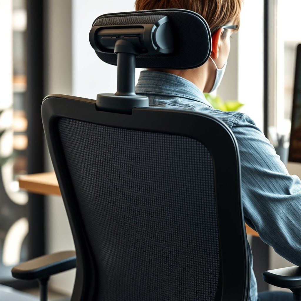 ergonomic chair in action