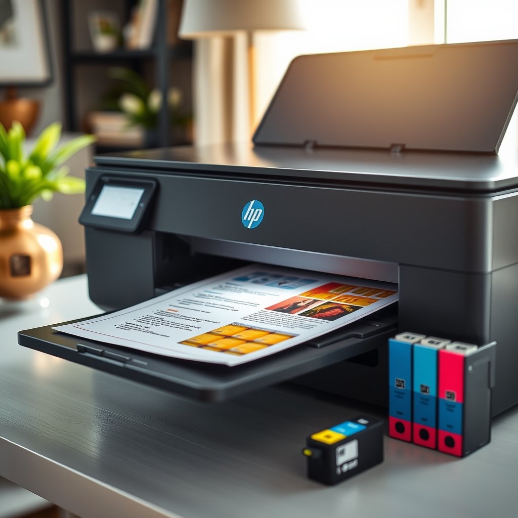 hp cartridges in action